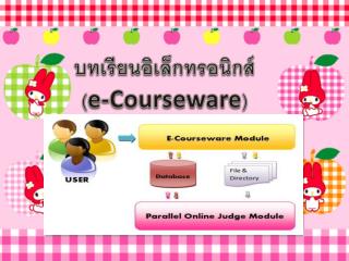 บทเรียนอิเล็กทรอนิกส์ ( e-Courseware )