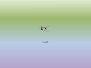 bell-