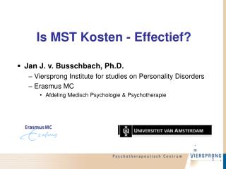 Is MST Kosten - Effectief?
