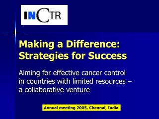 Making a Difference: Strategies for Success