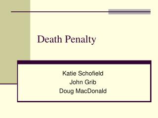 Death Penalty