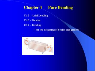 Chapter 4 Pure Bending 