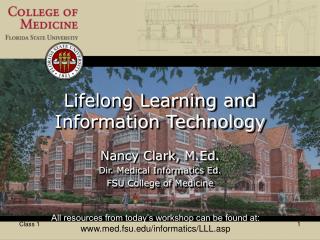 Lifelong Learning and Information Technology