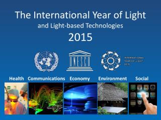 The International Year of Light and Light-based Technologies 2015