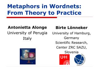 Metaphors in Wordnets: From Theory to Practice