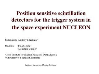 Position sensitive scintillation detectors for the trigger system in the space experiment NUCLEON