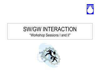 SW/GW INTERACTION “ Workshop Sessions I and II&quot;