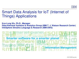As IoT applications become more pervasive, there is a real-time big data explosion