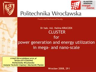 Power and Mechanical Faculty