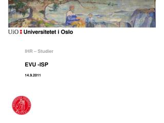IHR – Studier