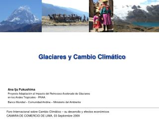 Glaciares y Cambio Climático