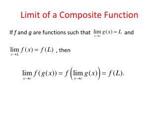Limit of a Composite Function