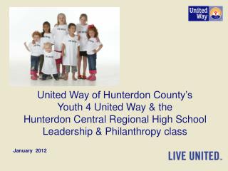 United Way of Hunterdon County’s Youth 4 United Way &amp; the