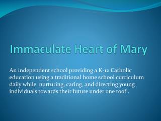 Immaculate Heart of Mary