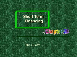 Short Term Financing