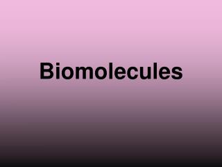 Biomolecules