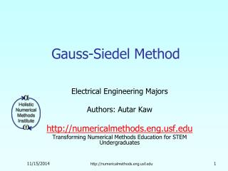 Gauss-Siedel Method