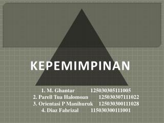 KEPEMIMPINAN