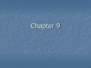 Chapter 9