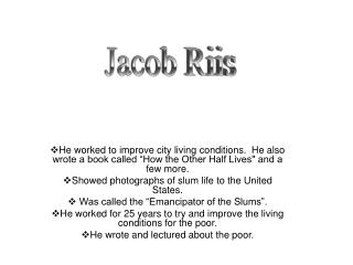 Jacob Riis