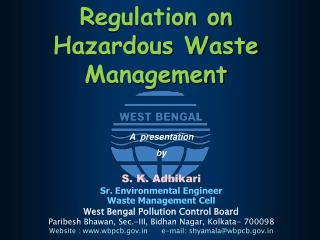 Regulation on Hazardous Waste Management