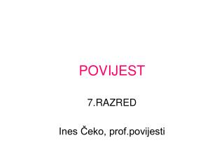 POVIJEST