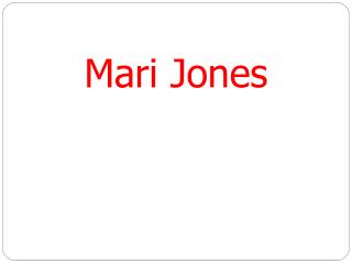 Mari Jones
