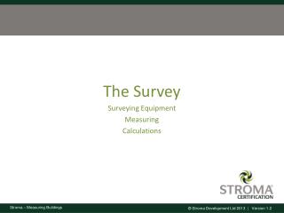 The Survey Surveying Equipment Measuring Calculations