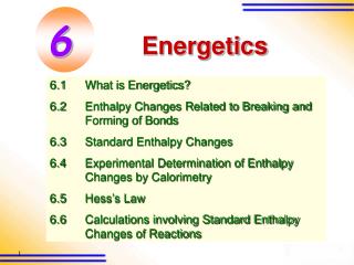 Energetics