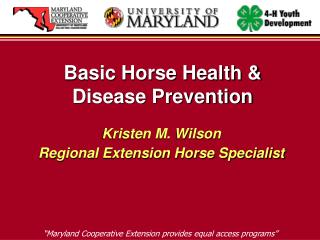 Basic Horse Health &amp; Disease Prevention