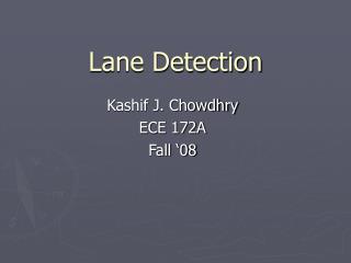Lane Detection
