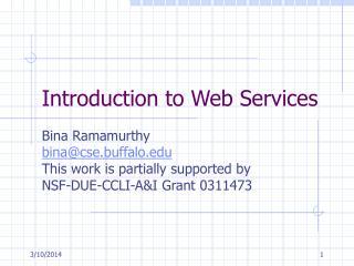 Introduction to Web Services