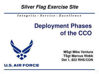 Deployment Phases of the CCO