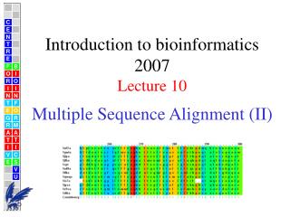 Multiple Sequence Alignment (II)