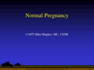 Normal Pregnancy