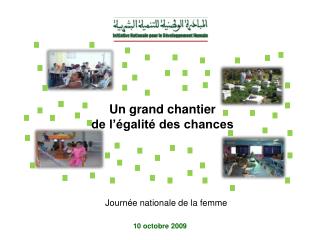 Un grand chantier de l’égalité des chances