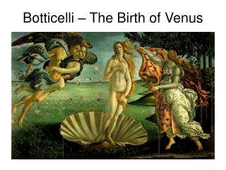 Botticelli – The Birth of Venus