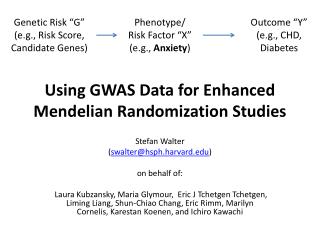 Using GWAS Data for Enhanced Mendelian Randomization Studies