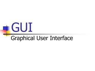 GUI