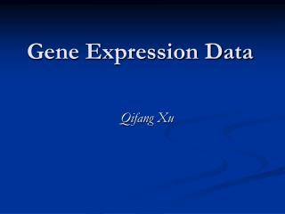 Gene Expression Data