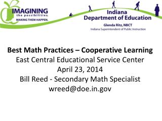 Best Math Practices – Cooperative Learning East Central Educational Service Center