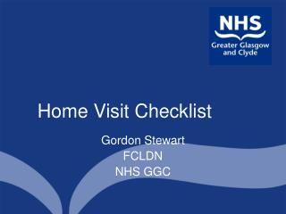 Home Visit Checklist