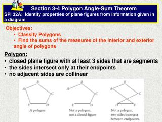 Objectives: Classify Polygons