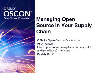 Managing Open Source in Your Supply Chain