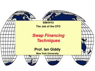 Swap Financing Techniques