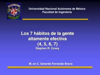 Universidad Nacional Autónoma de México Facultad de Ingeniería