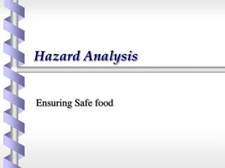 Hazard Analysis