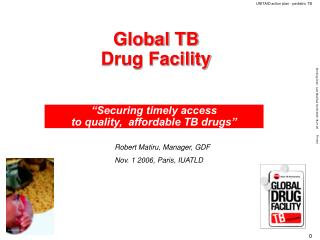 Global TB Drug Facility