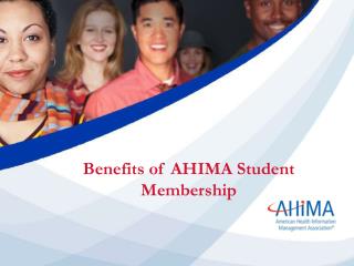 Benefits of AHIMA Student Membership