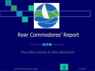 Rear Commodores’ Report
